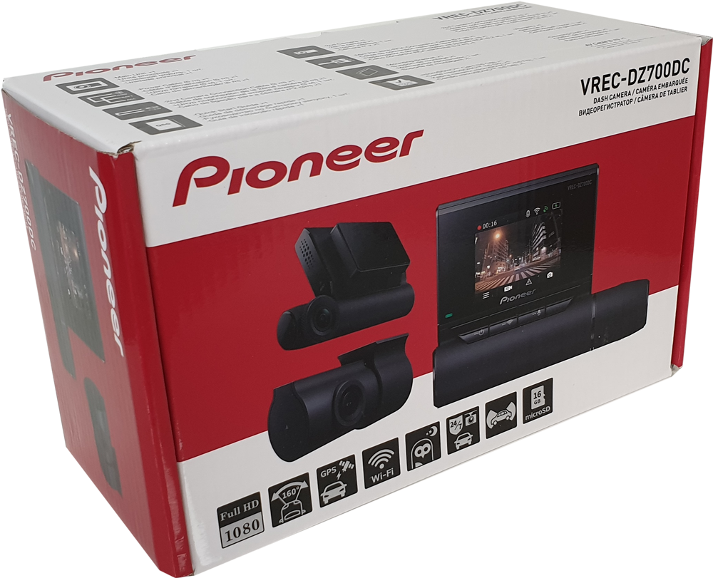 Pioneer VREC-Z710SH Dashcam Set mit Rear Dascam ND-RC1