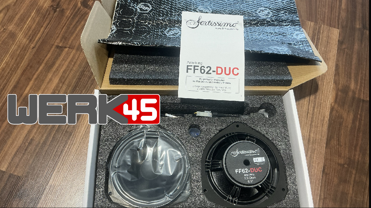 Fortissimo FF62-DUC Komplettset Fiat Ducato mit Isolierung 