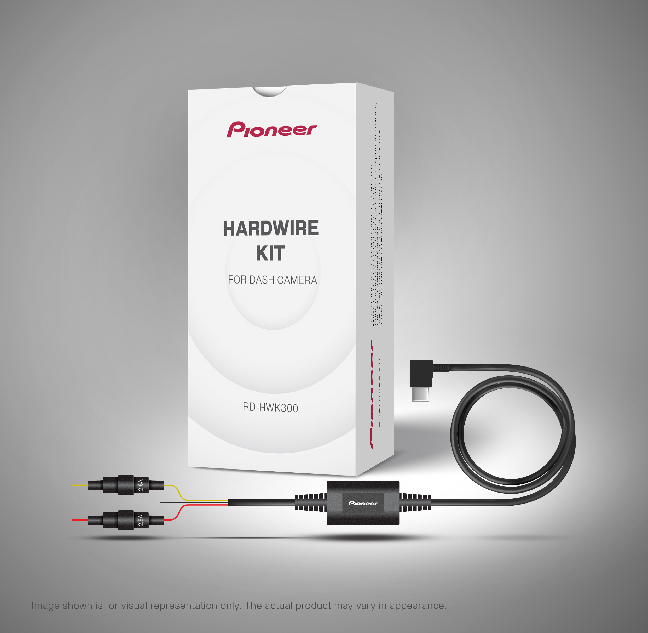  Pioneer RD-HWK300/EW Dauerstrom Für Dashcam VREC 410 