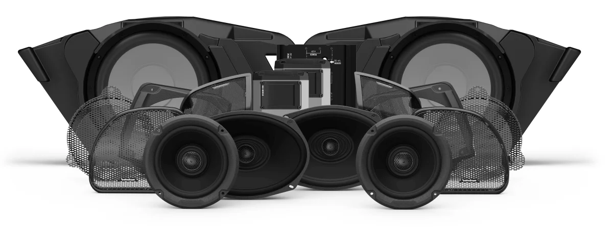 Rockford Fosgate  Stage 5 Harley Davison Street Gliede FLHXS Z