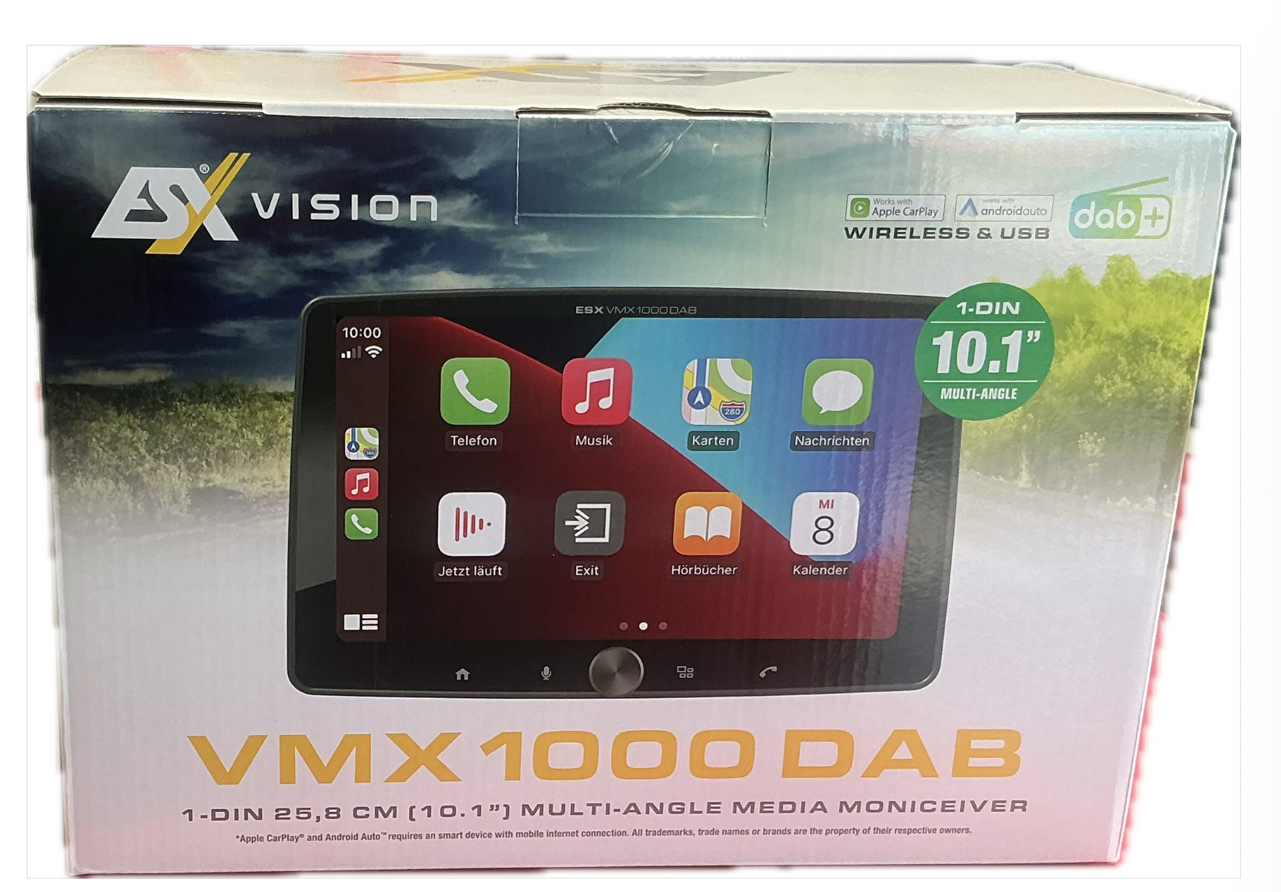 VMX 1000 DAB Moniceiver 10.1" Z