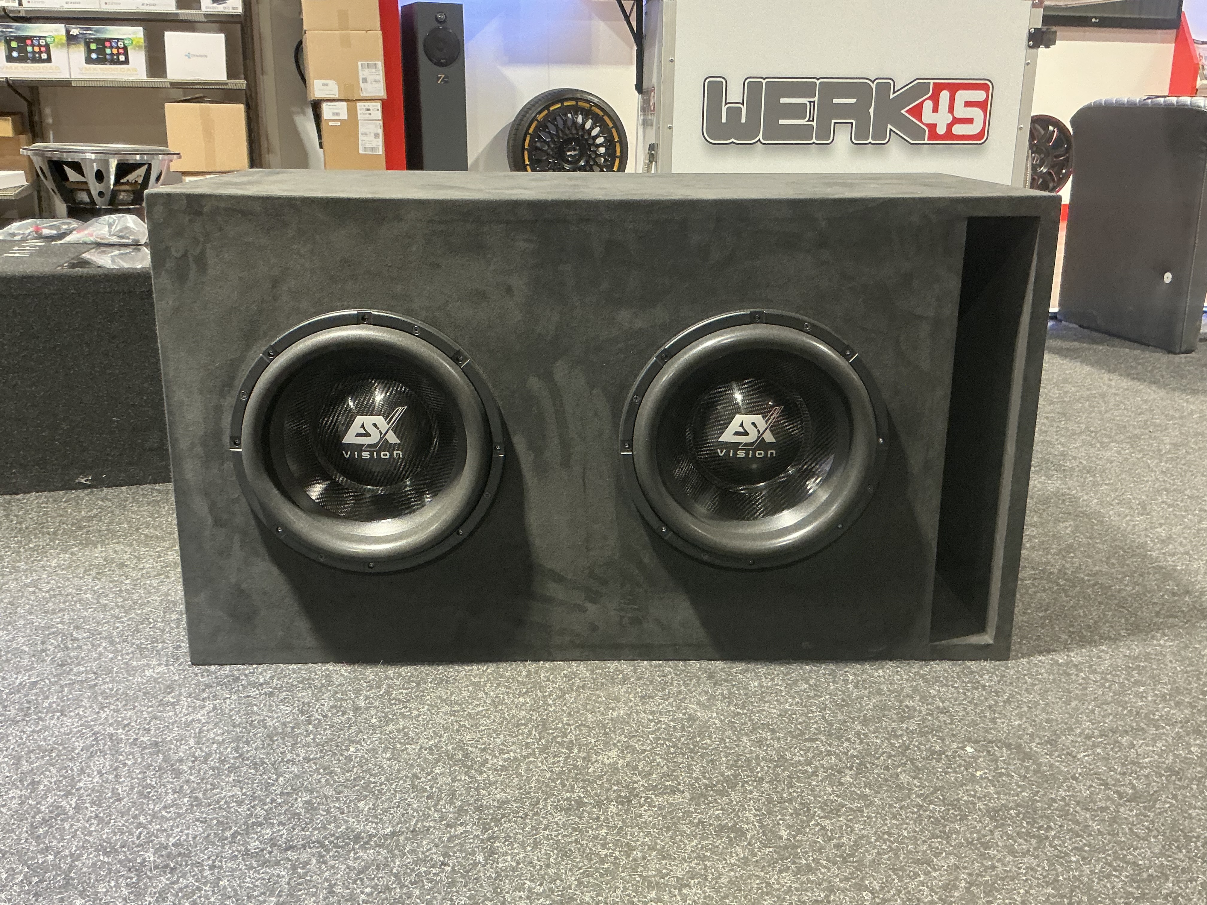 ESX VISION VX PRO 12" Bassreflex Kiste Sonderanfertigung