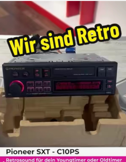 Pioneer SXT-C10PS  Retro 1Din Radio