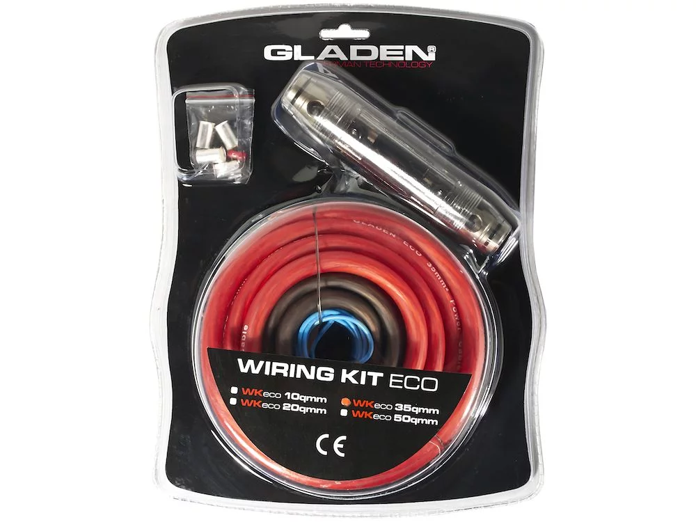 Gladen WK10 Kabelset 10qmm  Verstärkeranschlusskabel